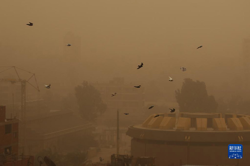 Vumbi lililotokana na dhoruba za mchanga latokea Cairo