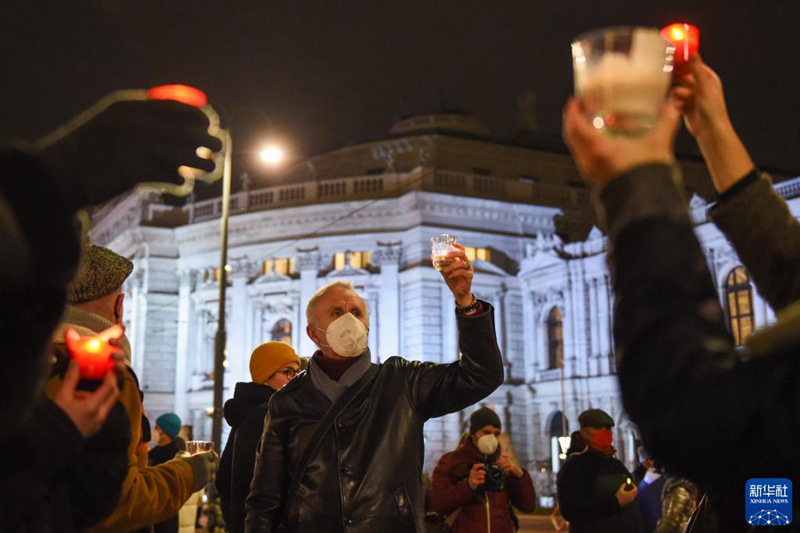 Shughuli za kuwasha mishumaa zafanyika Vienna kuwakumbuka Watu Waliofariki kwa Virusi vya Korona