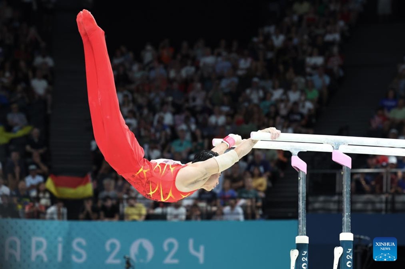 Zou Jingyuan ashinda medali ya pili ya dhahabu ya China ya mchezo wa Jimnastiki kwenye Michezo ya Olimpiki ya Paris